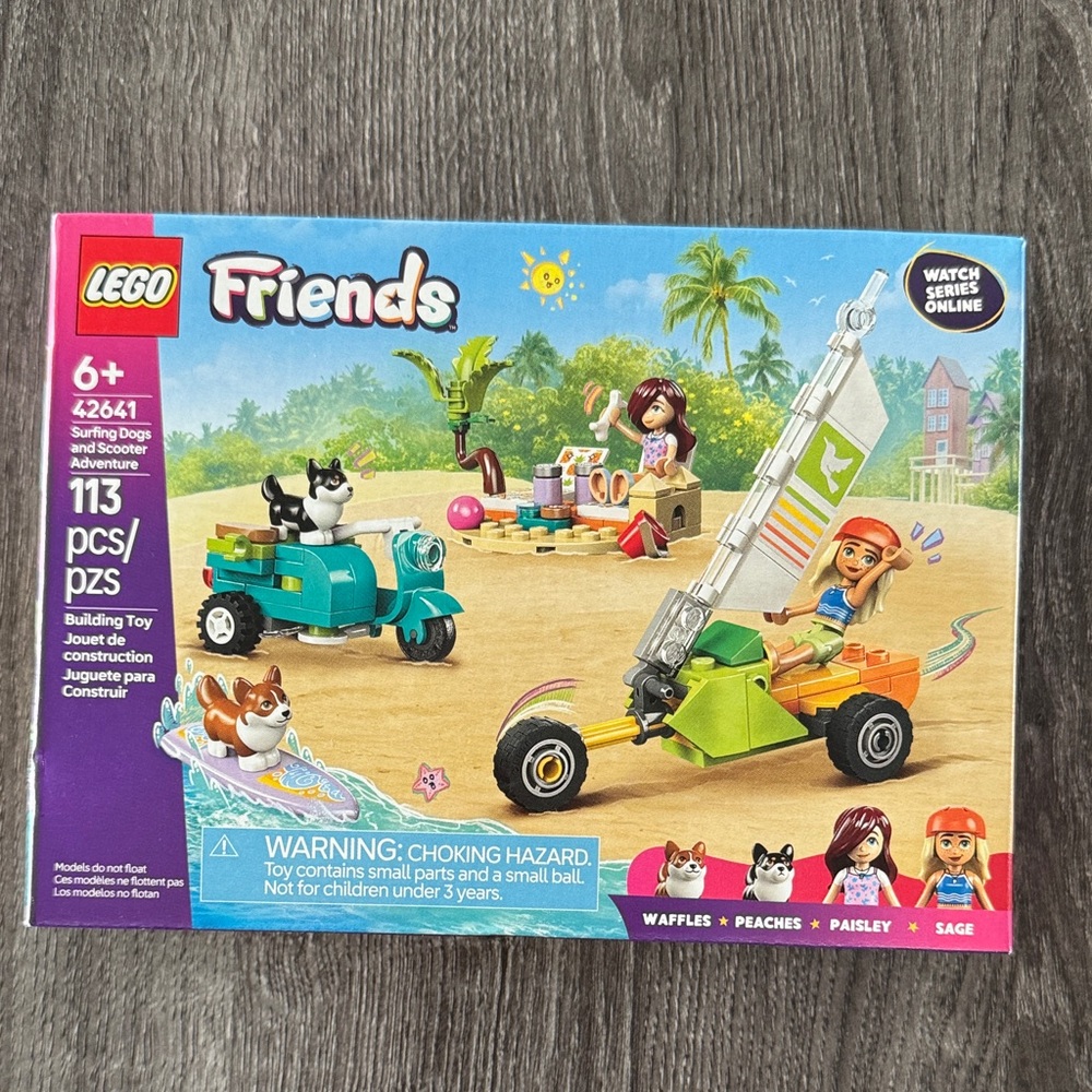 LEGO Friends Beach Adventure Set with Green and Orange